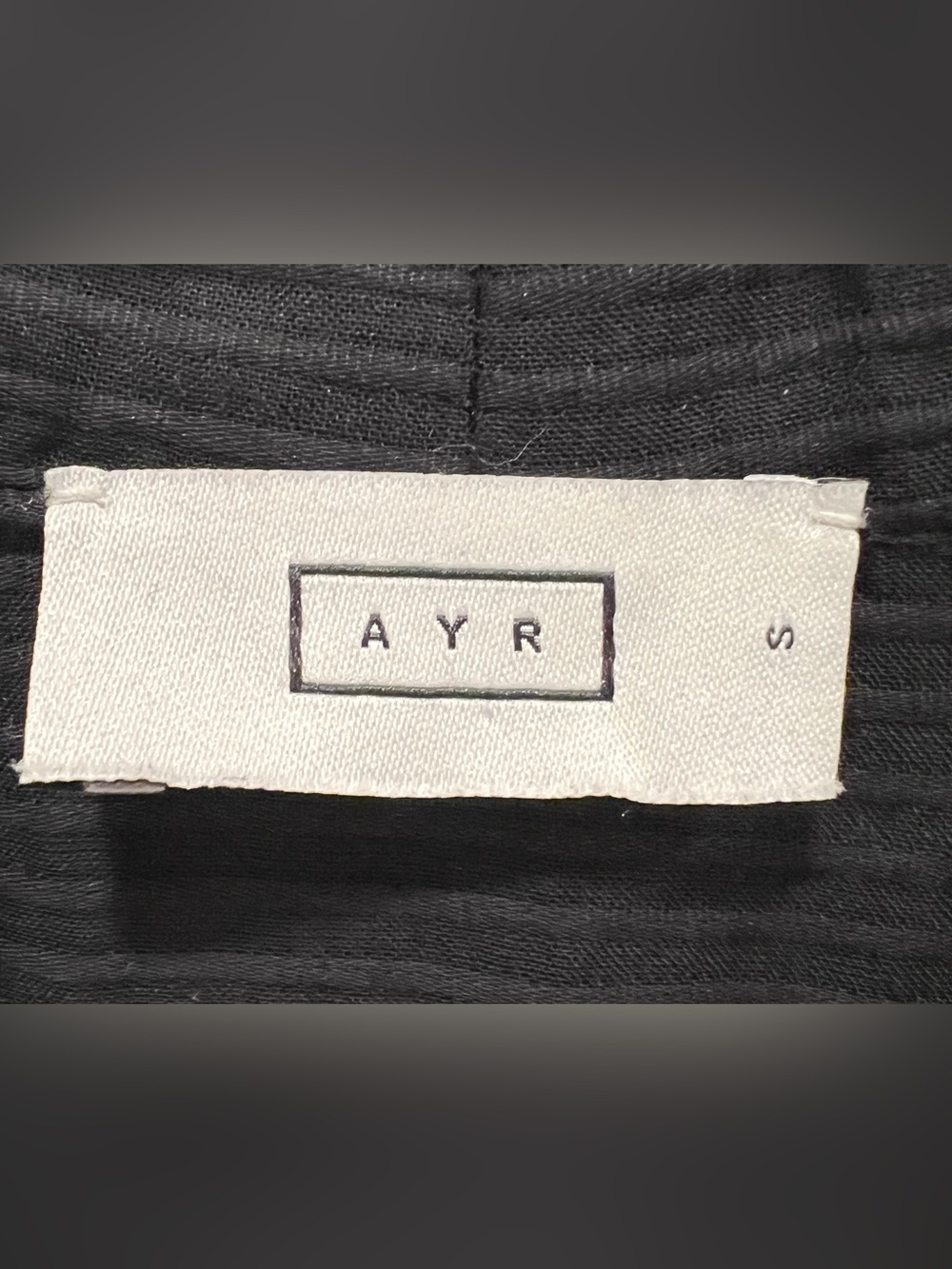 AYR Black V-Neck Cap Sleeve Top - Picture 3 of 10